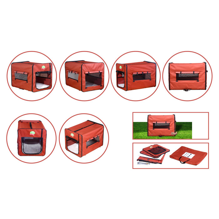 Go Pet Club Soft Sided Indoor/Outdoor Pet Crate & Reviews Wayfair